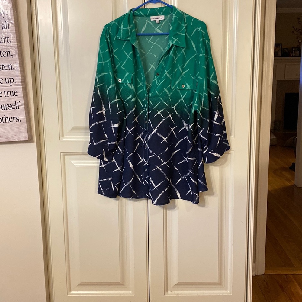 Southern lady 3X blouse